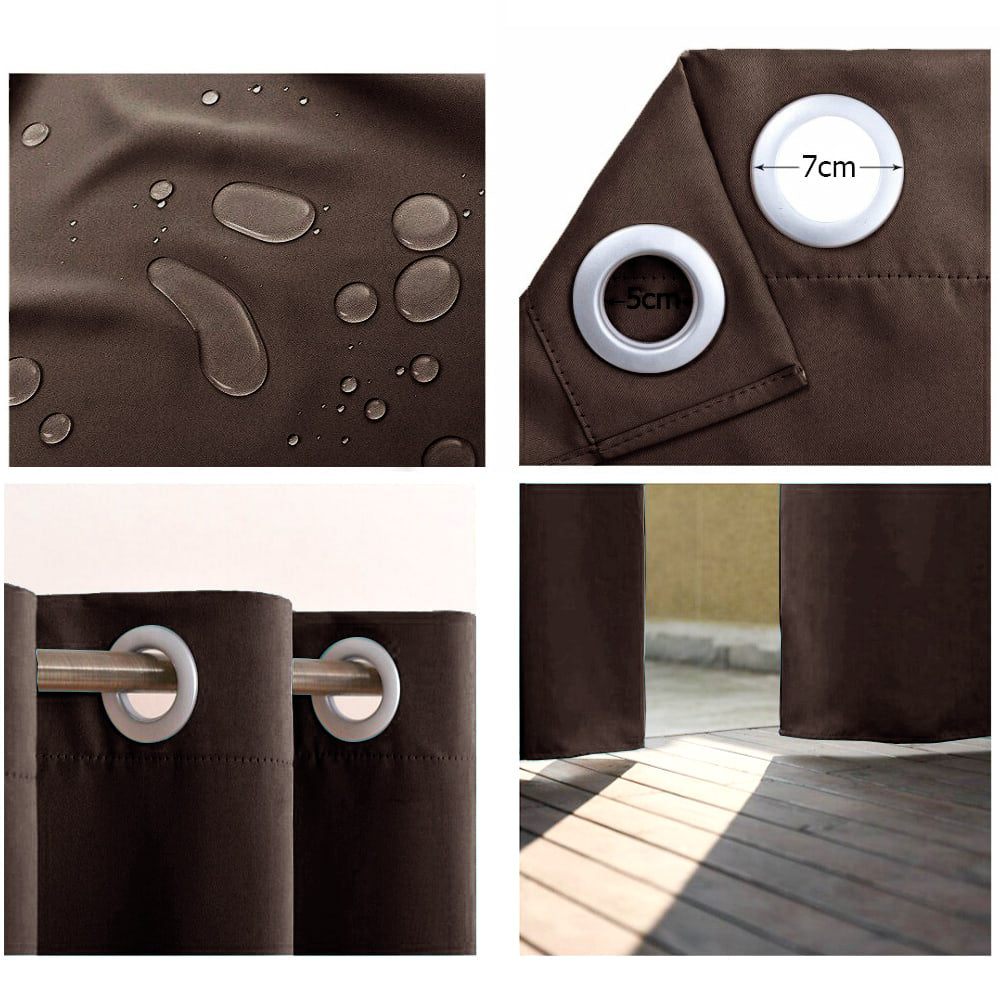 Rideau Extérieur Karom  Marron