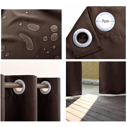 Rideau Extérieur Karom  Marron