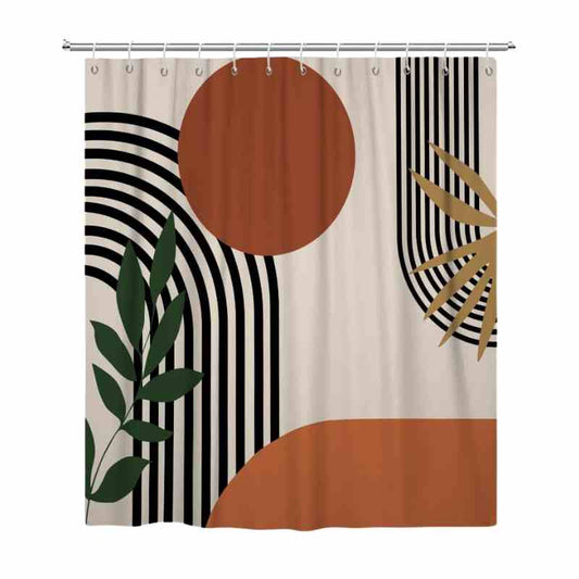 Rideau de douche anti-moisissures premium