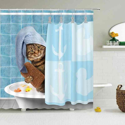 Rideau de douche Chat Chic
