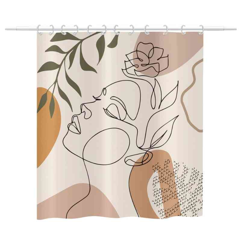 Rideau de douche en polyester Premium