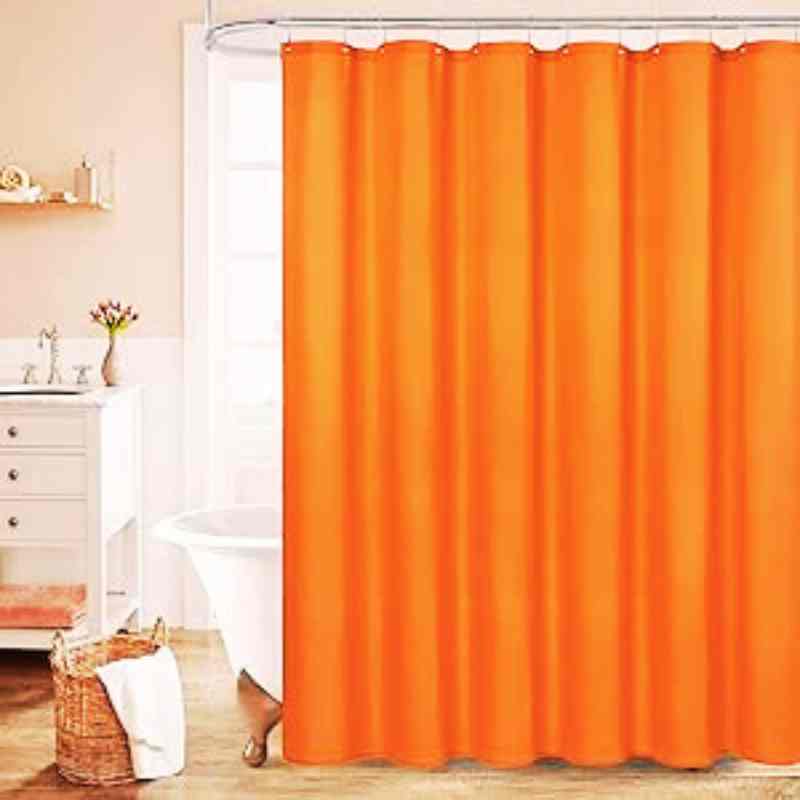 Orange Splash - Rideau de douche percutant