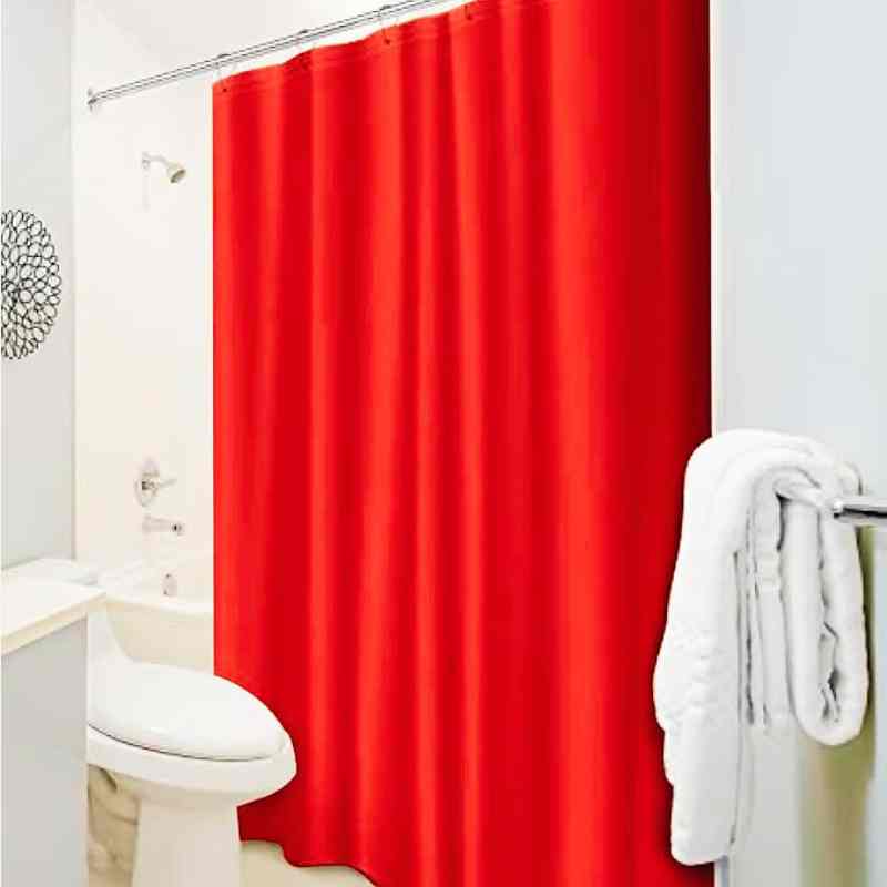 Rideau de douche rouge - Collection Prestige