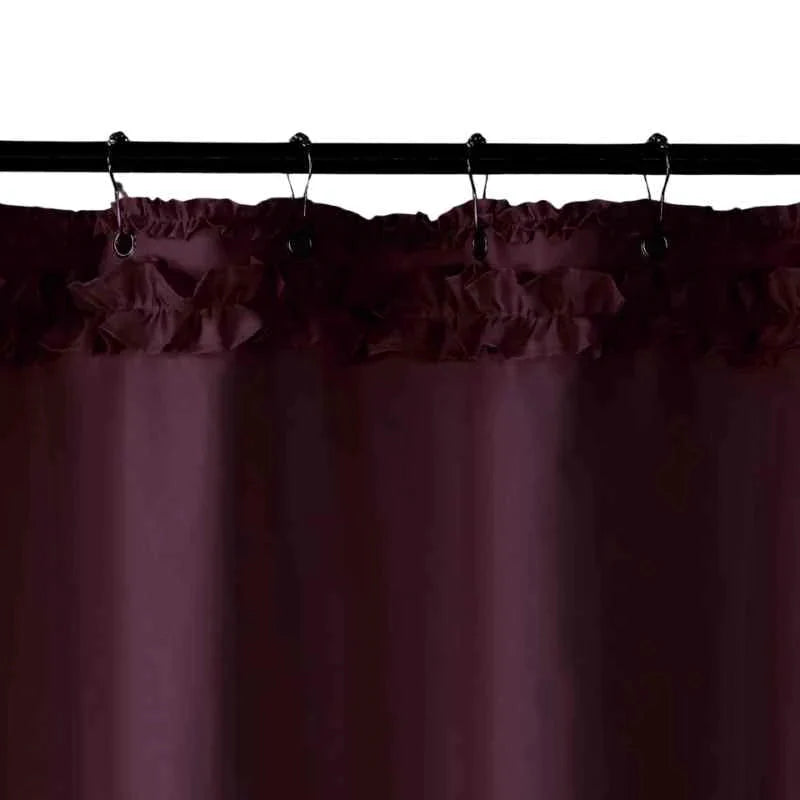 Rideau de douche luxe imperméable en tissu de qualité