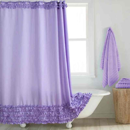 Rideau de douche luxe imperméable en tissu de qualité