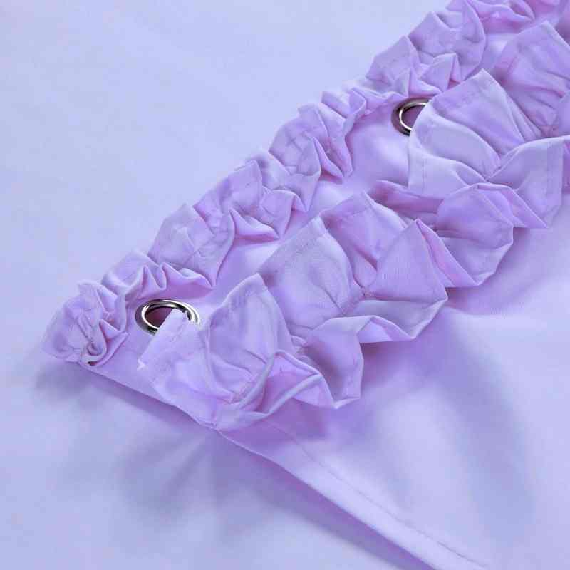 Rideau de douche luxe imperméable en tissu de qualité