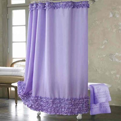 Rideau de douche luxe imperméable en tissu de qualité