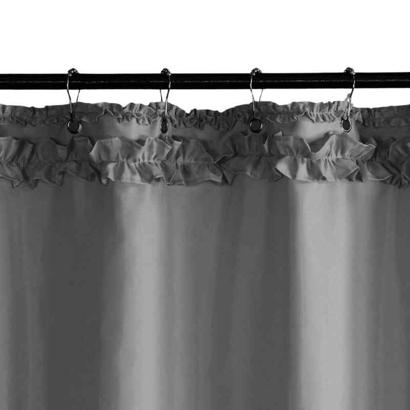 Rideau de douche luxe imperméable en tissu de qualité