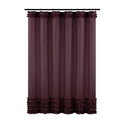 Rideau de douche luxe imperméable en tissu de qualité