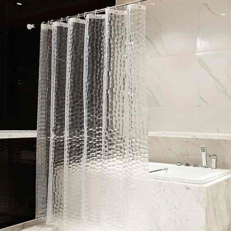 Rideau de douche en cristal limpide