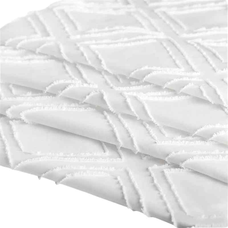 Rideau de douche en tissu lavable