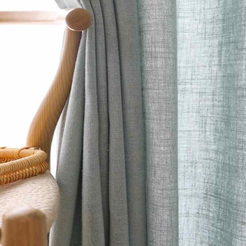 Rideau effet lin de qualité