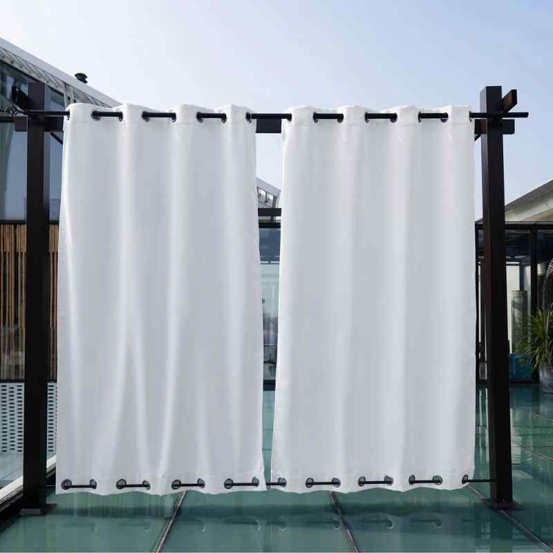 Rideau extérieur pour pergola