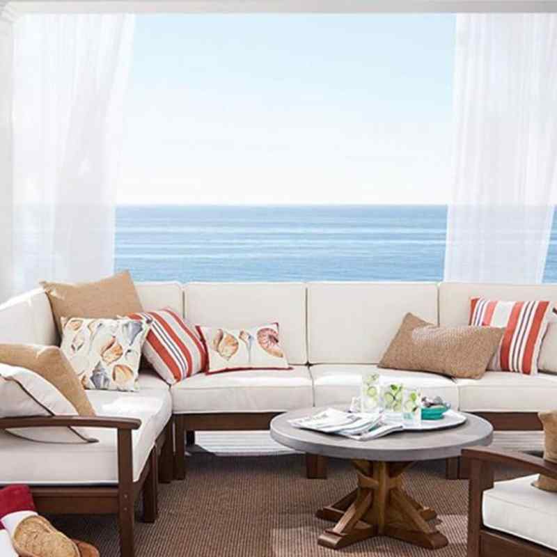 Rideau extérieur imperméable de qualité supérieure