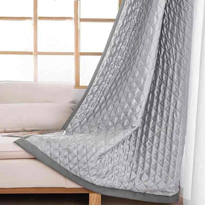 Rideau isolant thermique et phonique pour porte d'entrée - Confort optimal