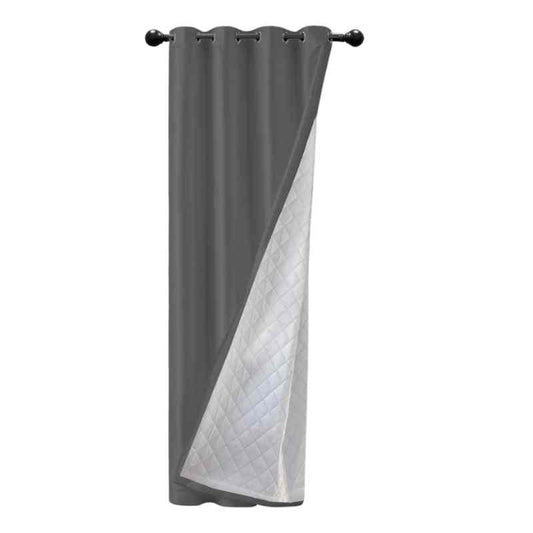 Rideau isolant thermique et phonique pour porte d'entrée - Confort optimal