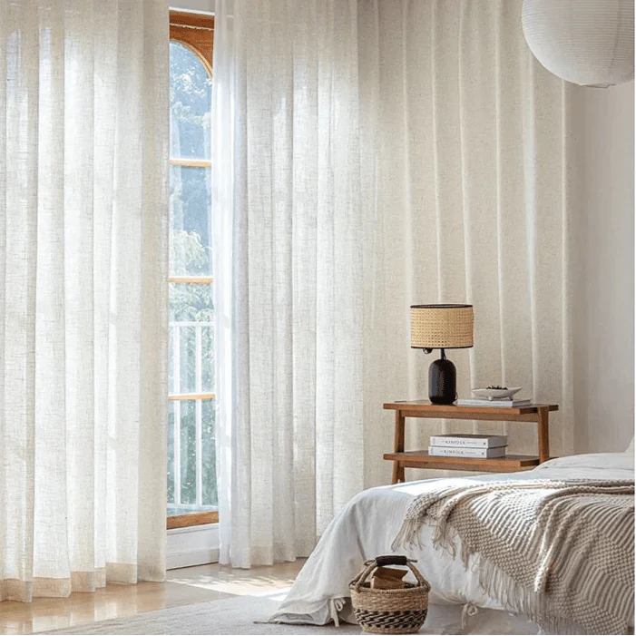 Rideau Lin - Voilage Ivoire