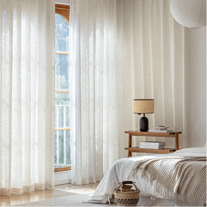 Rideau Lin - Voilage Ivoire