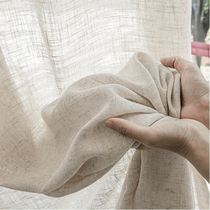 Rideau Lin - Voilage Ivoire