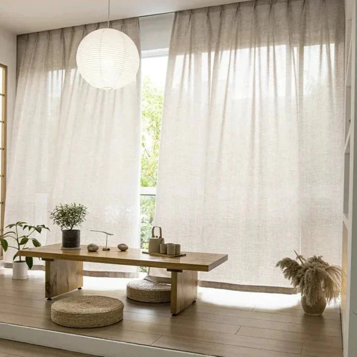 Rideau Lin - Voilage Naturel