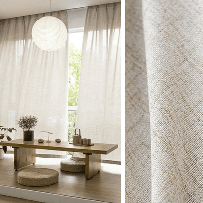 Rideau Lin - Voilage Naturel