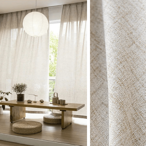 Rideau Lin - Voilage Naturel
