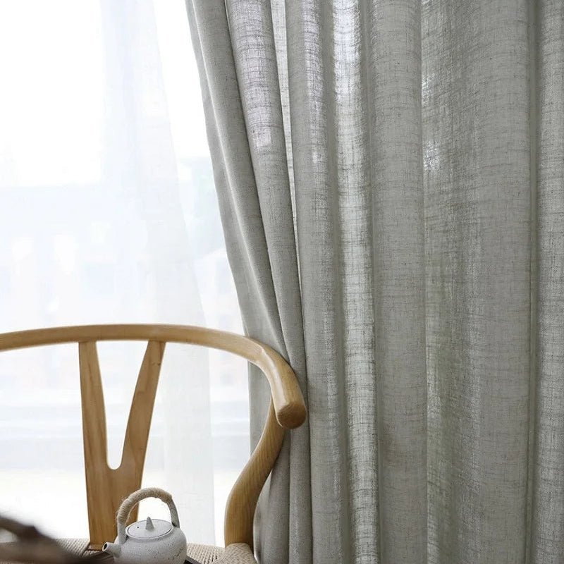 Rideau Lin - Voilage Gris