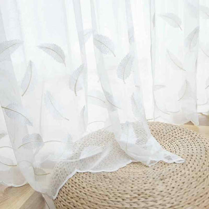 Motif de rideau Feuillage Chic