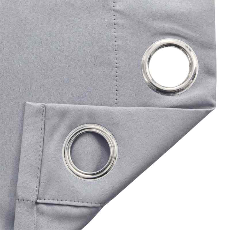 Rideau occultant gris clair