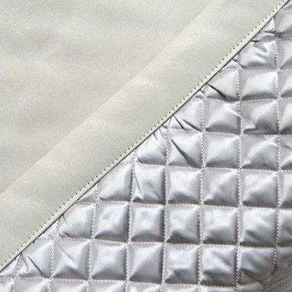 Rideau 3-en-1 phonique thermique occultant - Beige Sable aspect satiné
