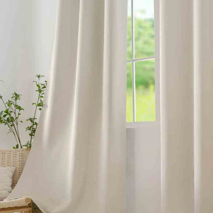 Rideau thermique occultant beige