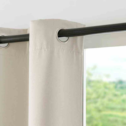 Rideau thermique occultant beige