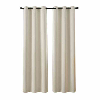 Rideau thermique occultant beige