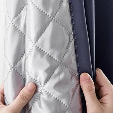 Rideau 3-en-1 phonique thermique occultant - Bleu Nuit