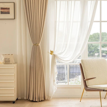 Rideau Semi Occultant - Beige Clair