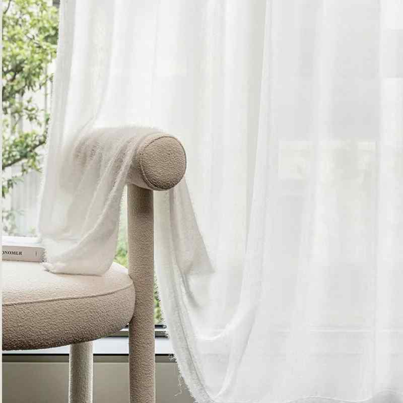 Rideau tamisant blanc - Collection ÉlégancePure