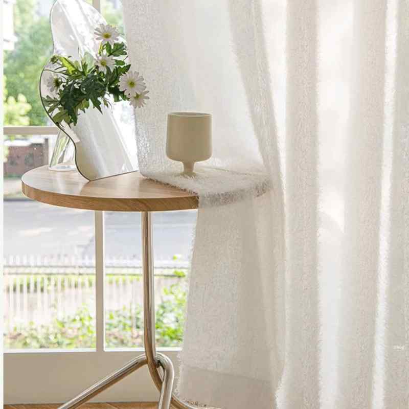 Rideau tamisant blanc - Collection ÉlégancePure