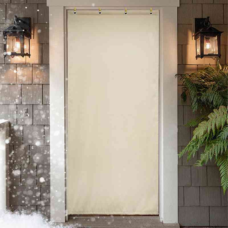 Rideau thermique pour porte