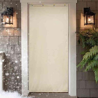 Rideau thermique pour porte