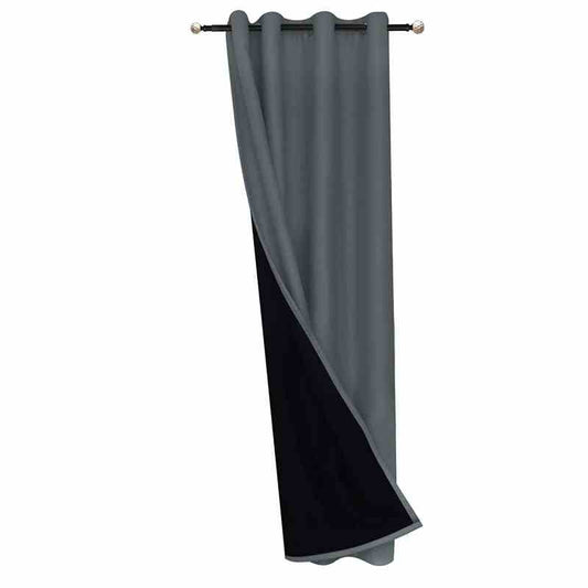 Rideau thermique gris - Collection Chaleur Cosy
