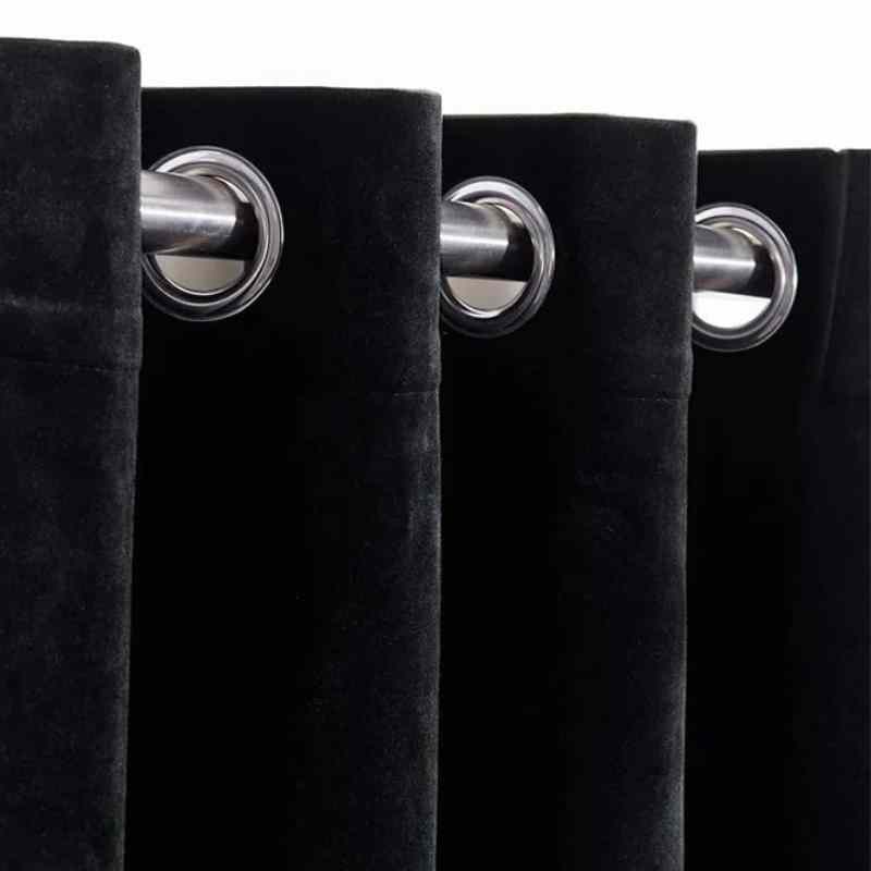 Velours Noir Premium - Rideau de Luxe