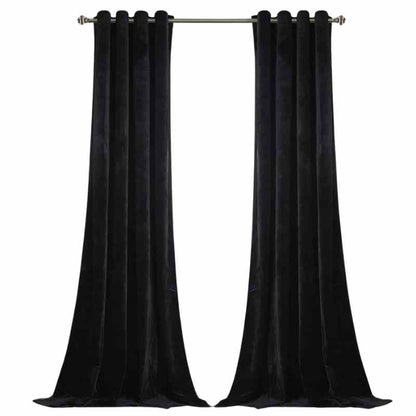 Velours Noir Premium - Rideau de Luxe