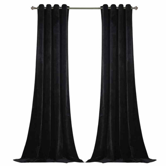Velours Noir Premium - Rideau de Luxe