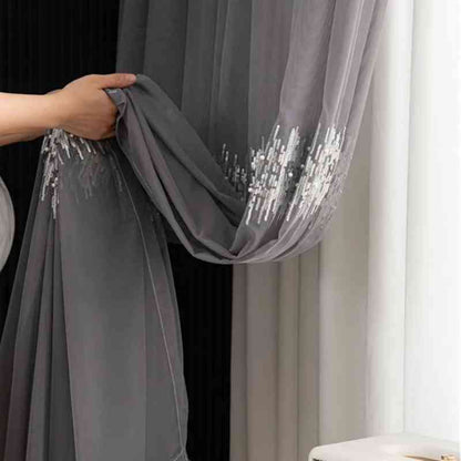 Voilage gris tendance