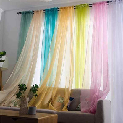 Voilage Orange Sunset