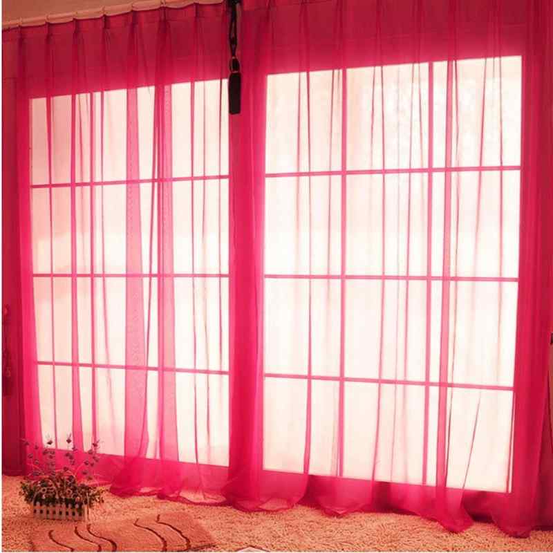 Voilage Rose - Collection Élégance