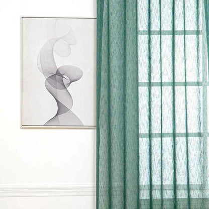 Voilage vert emeraude de qualité supérieure