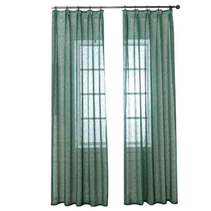 Voilage vert emeraude de qualité supérieure