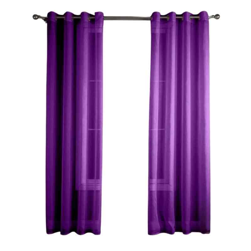 Voilage violet de qualité supérieure