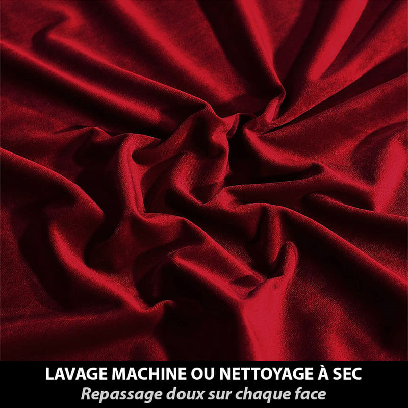 Rideau Anti-Chaleur de Luxe Bordeaux